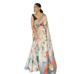 exclusive chanderi multani silk saree