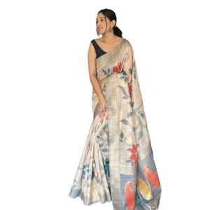 exclusive chanderi multani silk saree