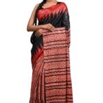 pure tussar silk lambani saree (silk mark certified)