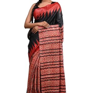 pure tussar silk lambani saree (silk mark certified)