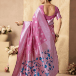 gobuni shagun silk rich peacock pallu silk saree